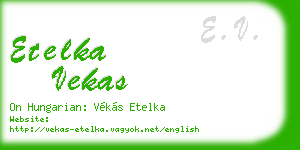 etelka vekas business card